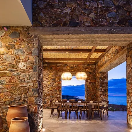 Ormus - Beachfront Sanctuary Blending With Earth, Sun & Sea By Etouri Vila Pánormos