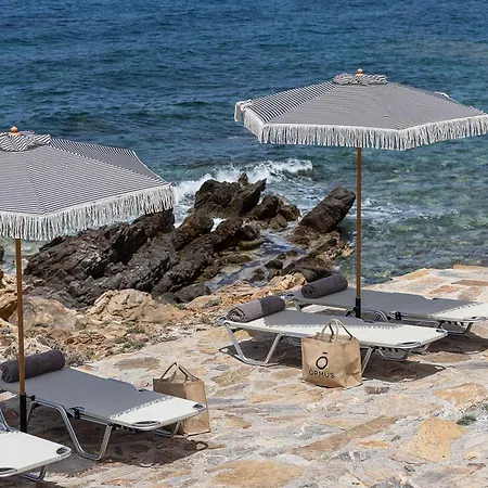 Ormus - Beachfront Sanctuary Blending With Earth, Sun & Sea By Etouri Vila Pánormos