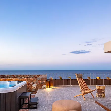 Villa Ormus - Beachfront Sanctuary Blending With Earth, Sun & Sea By Etouri Panormos (Crete)